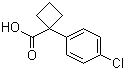 1-(4-Chlorophenyl)-1-cyclobutanecarboxylic acid Structure,50921-39-6Structure