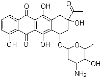 Carubicin hcl Structure,50935-04-1Structure