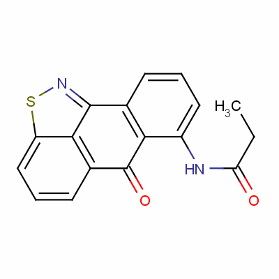 N-(6-oxo-6h-anthra[9,1-cd]isothiazol-7-yl)propionamide Structure,50988-02-8Structure