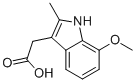 (7-Methoxy-2-methyl-1h-indol-3-yl)-acetic acid Structure,50995-52-3Structure