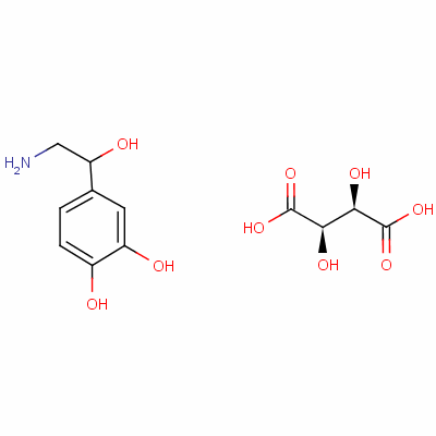 L-noradrenaline bitartrate Structure,51-40-1Structure