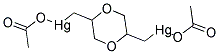 3,6(2,5)-Bis(acetatemercurimethyl)-1,4-dioxane Structure,51023-77-9Structure