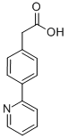 (4-Pyridin-2-yl-phenyl)-acetic acid Structure,51061-67-7Structure