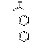 4-(3-Pyridinyl)benzeneacetic acid Structure,51061-71-3Structure