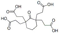 2-Oxo-1,1,3,3-cyclohexanetetrapropionic acid Structure,5107-67-5Structure