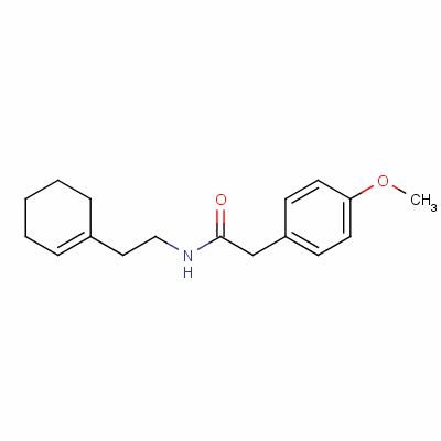 N-[2-(1-cyclohexen-1-yl)ethyl ]-2-(4-methoxyphenyl)acetamide Structure,51072-34-5Structure