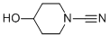 4-Hydroxy-piperidine-1-carbonitrile Structure,51075-37-7Structure