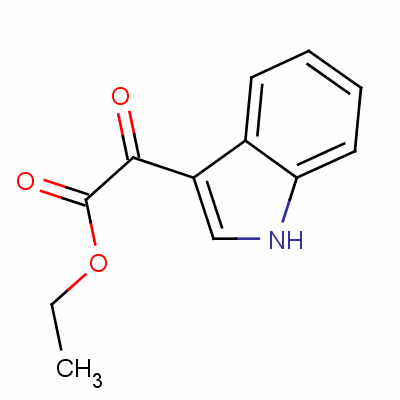 (1H-indol-3-yl)-oxo-acetic acid ethyl ester Structure,51079-10-8Structure