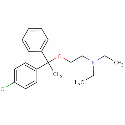 Chlorphenoxamine Structure,511-46-6Structure