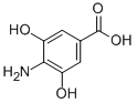 4-Amino-3,5-dihydroxybenzoic acid Structure,511-66-0Structure