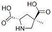 2,4-Pyrrolidinedicarboxylicacid,4-methyl-,(2s,4r)-(9ci) Structure,511528-78-2Structure