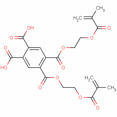 4,5-Bis[2-(2-methylprop-2-enoyloxy)ethoxycarbonyl]benzene-1,2-dicarboxylic acid Structure,51156-91-3Structure