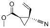 Cyclopropanecarboxylic acid,2-cyano-2-ethenyl -,methyl ester,cis- (9CI) Structure,51171-68-7Structure