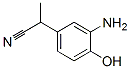 Benzeneacetonitrile,3-amino-4-hydroxy--alpha--methyl - Structure,51234-23-2Structure