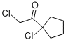 Ethanone,2-chloro-1-(1-chlorocyclopentyl)-(9ci) Structure,51239-13-5Structure