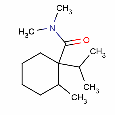 1-(Isopropyl)-n,n,2-trimethylcyclohexanecarboxamide Structure,51251-62-8Structure