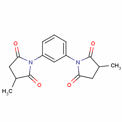 1,1’-(1,3-Phenylene)bis[3-methylpyrrolidine-2,5-dione] Structure,51265-22-6Structure