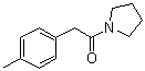 Pyrrolidine,1-(4-methylphenyl)acetyl Structure,512787-27-8Structure