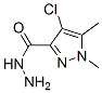 1H-pyrazole-3-carboxylicacid,4-chloro-1,5-dimethyl-,hydrazide(9ci) Structure,512809-15-3Structure