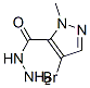 1H-pyrazole-5-carboxylicacid,4-bromo-1-methyl-,hydrazide(9ci) Structure,512809-81-3Structure