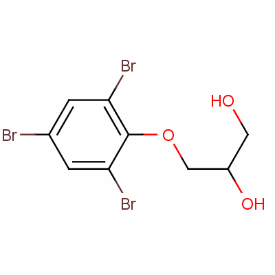 3-(2,4,6-Tribromophenoxy)propane-1,2-diol Structure,51286-98-7Structure