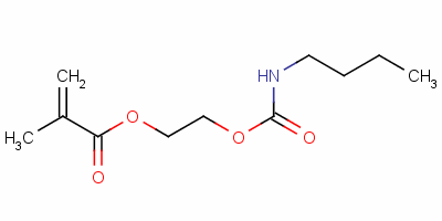 2-[[(Butylamino)carbonyl ]oxy]ethyl methacrylate Structure,51293-89-1Structure