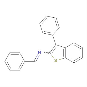 3-Phenyl-n-(phenylmethylene)benzo[b]thiophen-2-amine Structure,51324-20-0Structure