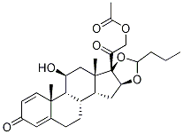 21-Acetoxy-11beta-hydroxy-16alpha,17alpha-propylmethylenedioxopregna-1,4-diene-3,20-dione Structure,51333-05-2Structure