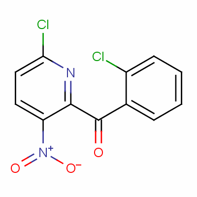 (6-Chloro-3-nitro-2-pyridyl) (2-chlorophenyl) ketone Structure,51386-59-5Structure