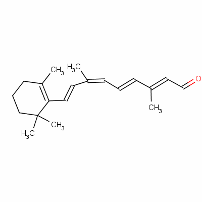 9-cis-Retinal Structure,514-85-2Structure