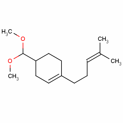 4-(Dimethoxymethyl)-1-(4-methylpent-3-enyl)cyclohexene Structure,51414-21-2Structure