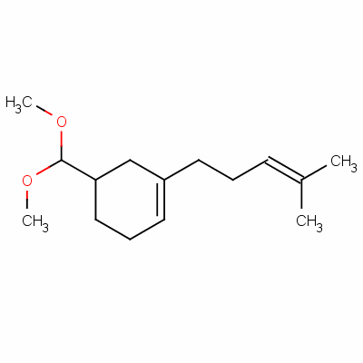 5-(Dimethoxymethyl)-1-(4-methylpent-3-enyl)cyclohexene Structure,51414-22-3Structure