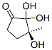 Cyclopentanone,2,2,3-trihydroxy-3-methyl-,(3s)-(9ci) Structure,514213-34-4Structure