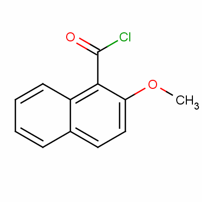 2-Methoxynaphthalene-1-carbonyl chloride Structure,51439-58-8Structure