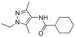 Cyclohexanecarboxamide,n-(1-ethyl-3,5-dimethyl-1h-pyrazol-4-yl)-(9ci) Structure,514816-78-5Structure