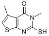 2-Mercapto-3,5-dimethylthieno[2,3-d]pyrimidin-4(3h)-one Structure,51486-14-7Structure