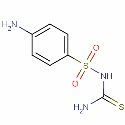 Benzenesulfonamide,4-amino-n-(aminothioxomethyl)- Structure,515-49-1Structure