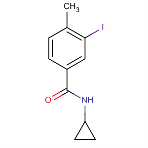 N-cyclopropyl-3-iodo-4-methylbenzamide Structure,515135-47-4Structure