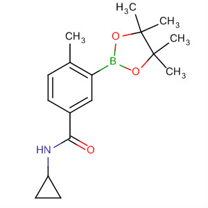 N-cyclopropyl-4-methyl-3-(4,4,5,5-tetramethyl-1,3,2-dioxaborolan-2-yl)benzamide Structure,515135-67-8Structure