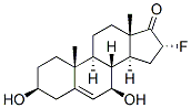 (3Alpha,7beta,16alpha)-16-fluoro-3,7-dihydroxyandrost-5-en-17-one Structure,515159-74-7Structure