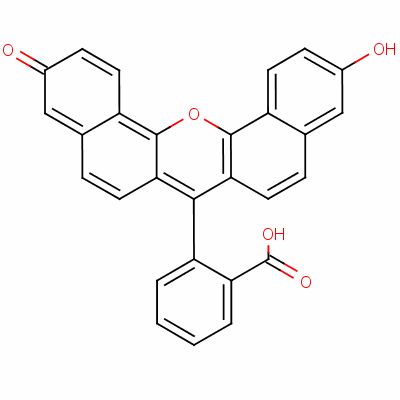 2-(11-Hydroxy-3-oxo-3H-dibenzo[c,h]xanthen-7-yl)benzoic acid Structure,51517-45-4Structure