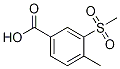 4-Methyl-3-(methylsulfonyl)Benzoic acid Structure,51522-22-6Structure