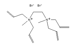 1,2-Bis(methyldiallylammonium) ethane dibromide Structure,51523-43-4Structure