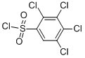 2,3,4,5-Tetrachlorobenzene-1-sulfonyl chloride Structure,51527-63-0Structure