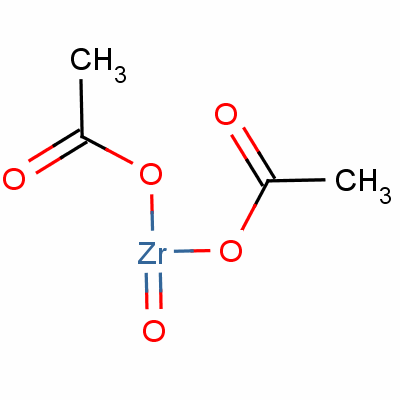 Bis(acetato)oxo-zirconium Structure,5153-24-2Structure