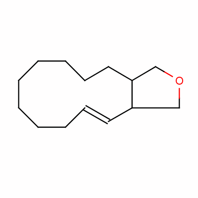 (3Ar*,12e,13ar*)-1,3,3a,4,5,6,7,8,9,10,11,13alpha-dodecahydrocyclododeca[c]furan Structure,51547-44-5Structure