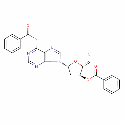 N6,3’-o-dibenzoyl-2’-deoxyadenosine Structure,51549-54-3Structure