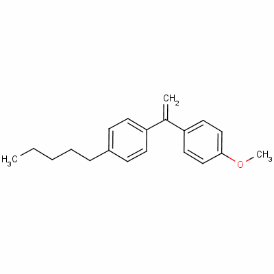 P-[1-(p-pentylphenyl)vinyl ]anisole Structure,51555-08-9Structure