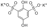 2,5-Dihydroxy-1,3-benzenedisulfonic acid dipotassium salt Structure,51579-80-7Structure