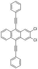 2,3-Dichloro-9,10-bis(phenylethynyl)anthracene Structure,51580-25-7Structure